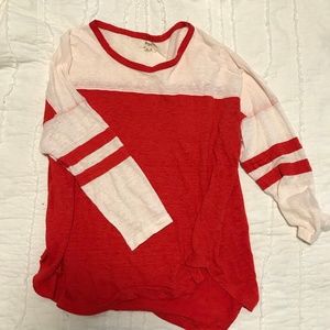 Madewell Baseball Three Quarter Sleeve Top